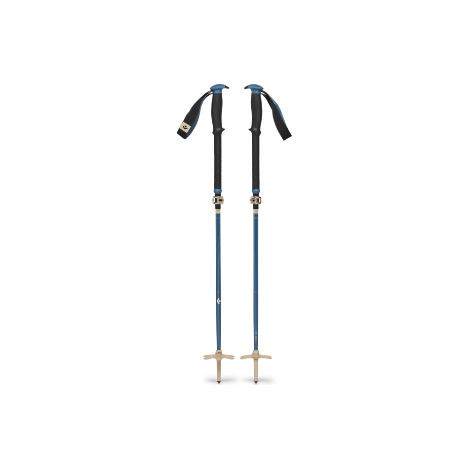Black Diamond Traverse Compactor Ski Poles Poles - Touring Poles Black Diamond 125 cm Creek Blue