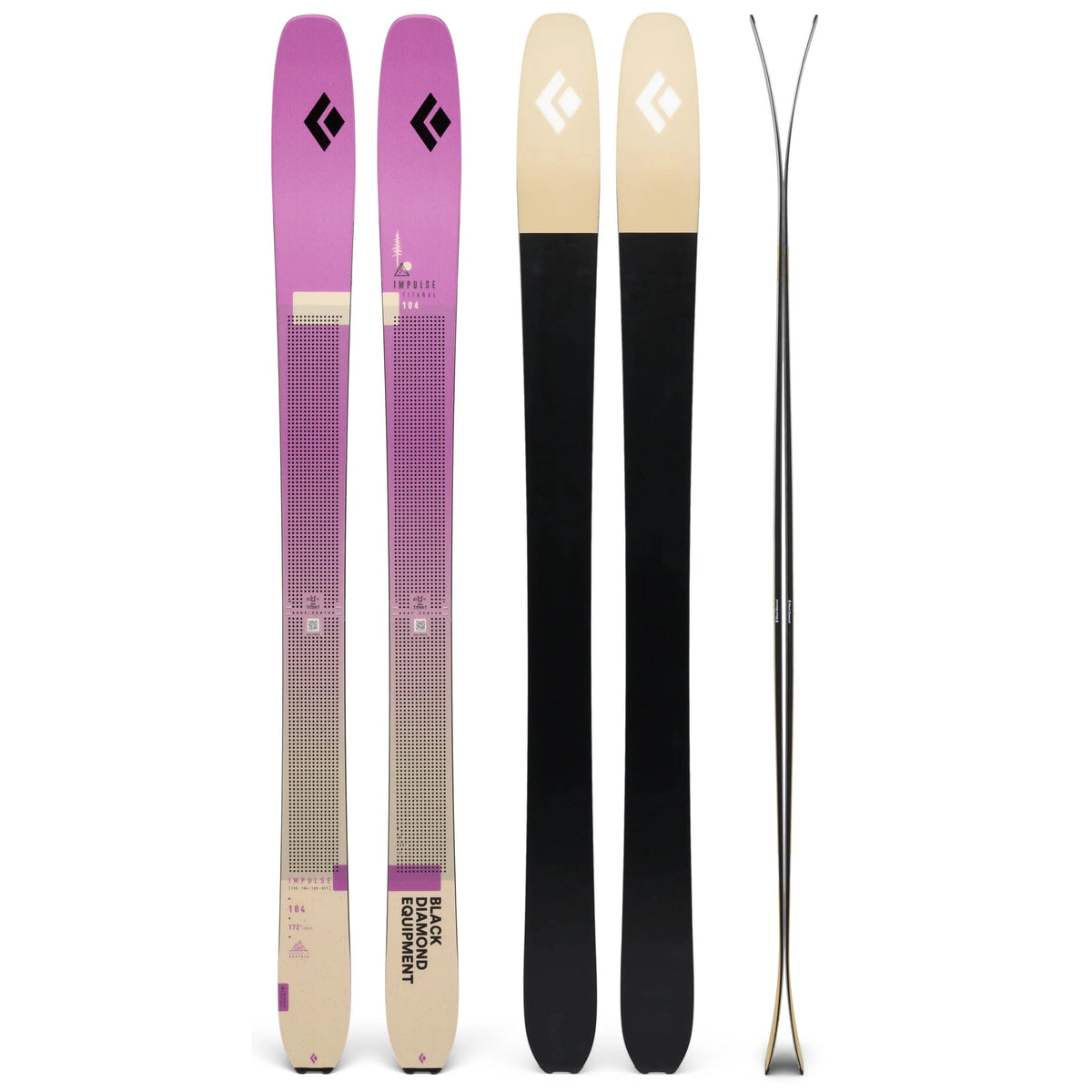 Black Diamond Impulse Ti 104 Skis Skis - Touring Skis - All Mountain - Mens-Unisex Black Diamond
