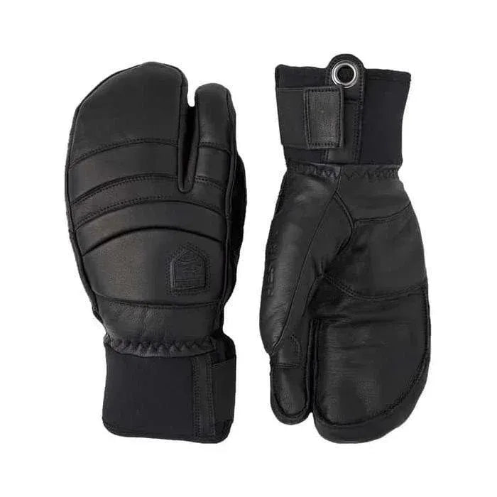 Hestra Leather Fall Line 3-Finger Glove Winter Apparel - Gloves Hestra L/9 Black