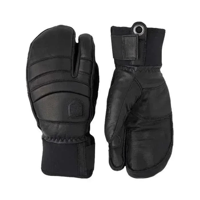 Hestra Leather Fall Line 3-Finger Glove Winter Apparel - Gloves Hestra L/9 Black