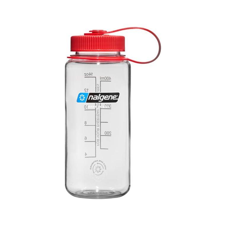 Nalgene 16oz Wide Mouth Water Bottles and Bladders Nalgene Clear