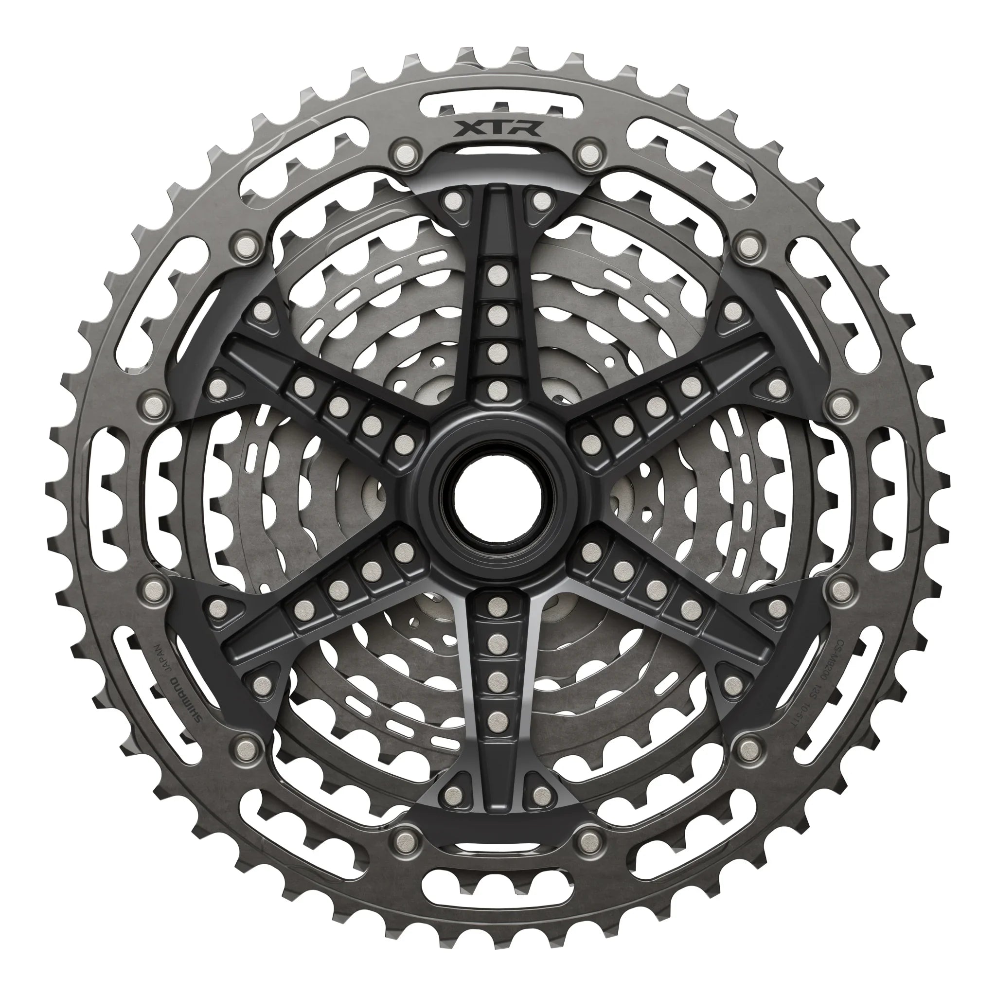 Shimano CASSETTE SPROCKET (CS-M9200-12) XTR - 12-SPEED(HYPERGLIDE+) 10-51T Cycling Parts - Cassette Shimano