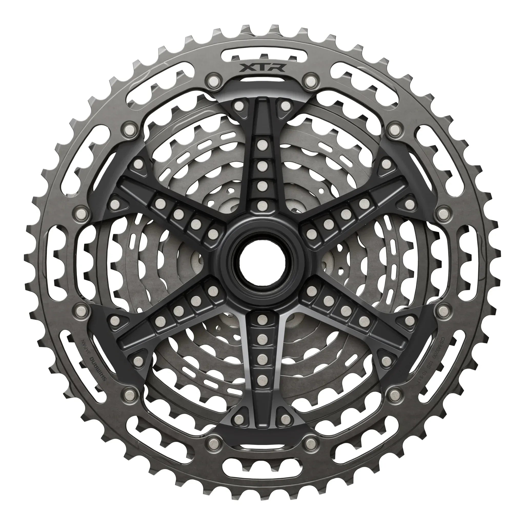 Shimano CASSETTE SPROCKET (CS-M9200-12) XTR - 12-SPEED(HYPERGLIDE+) 10-51T Cycling Parts - Cassette Shimano