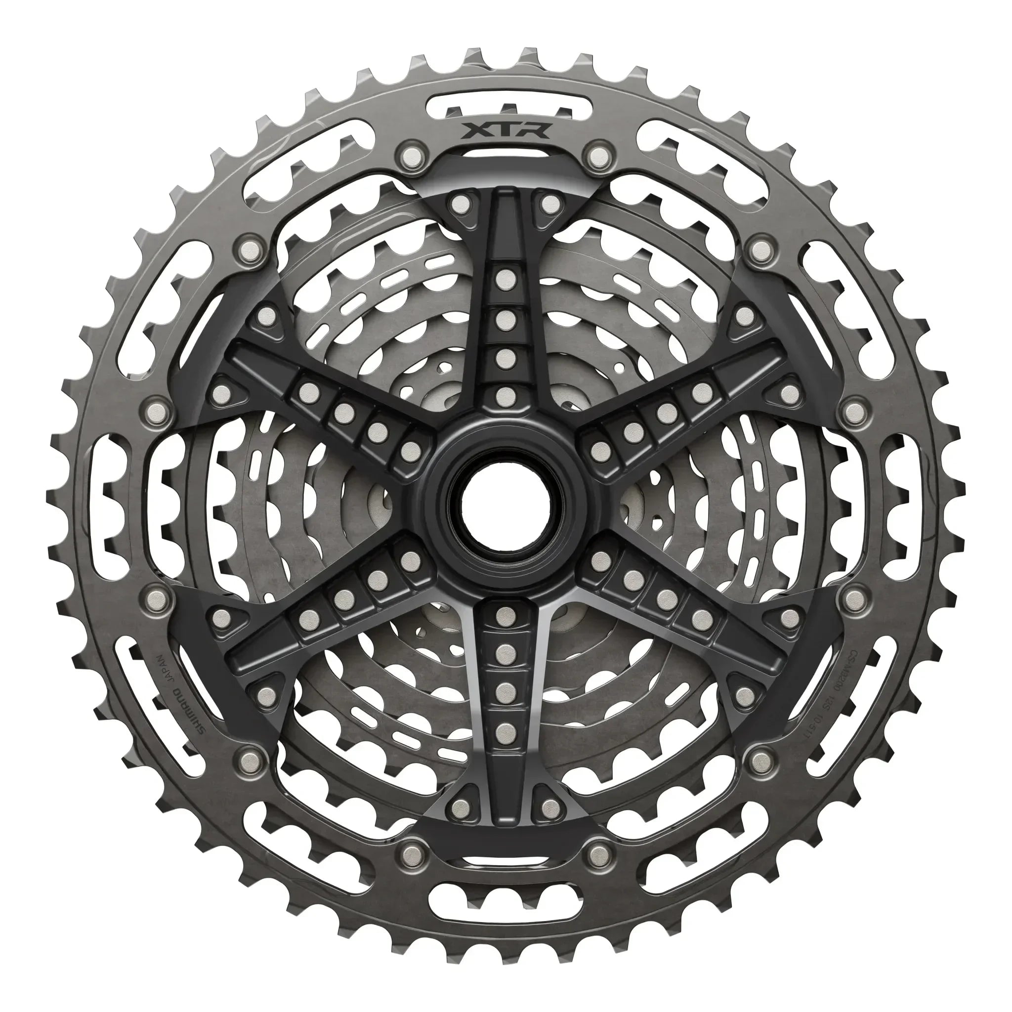Shimano CASSETTE SPROCKET (CS-M9200-12) XTR - 12-SPEED(HYPERGLIDE+) 10-51T Cycling Parts - Cassette Shimano