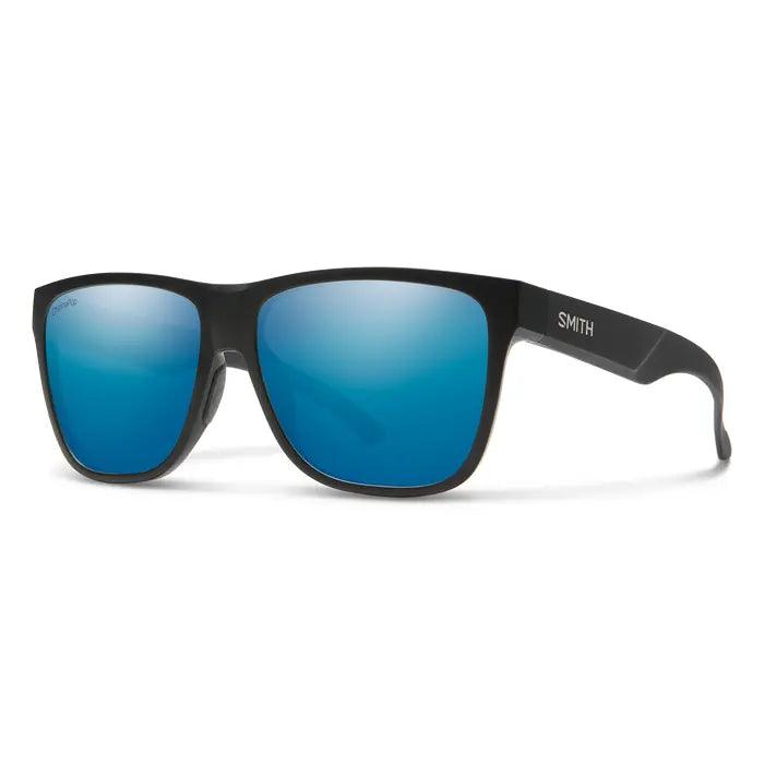 Smith Lowdown XL 2 Matte Black ChromaPop Polarized Black Eyewear - Sunglasses Smith Optics Matte Black | ChromaPop Polarized Blue Mirror