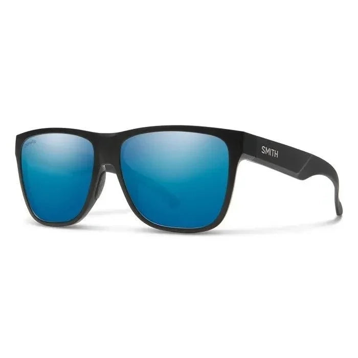 Smith Lowdown XL 2 Matte Black ChromaPop Polarized Black Eyewear - Sunglasses Smith Optics Matte Black | ChromaPop Polarized Blue Mirror