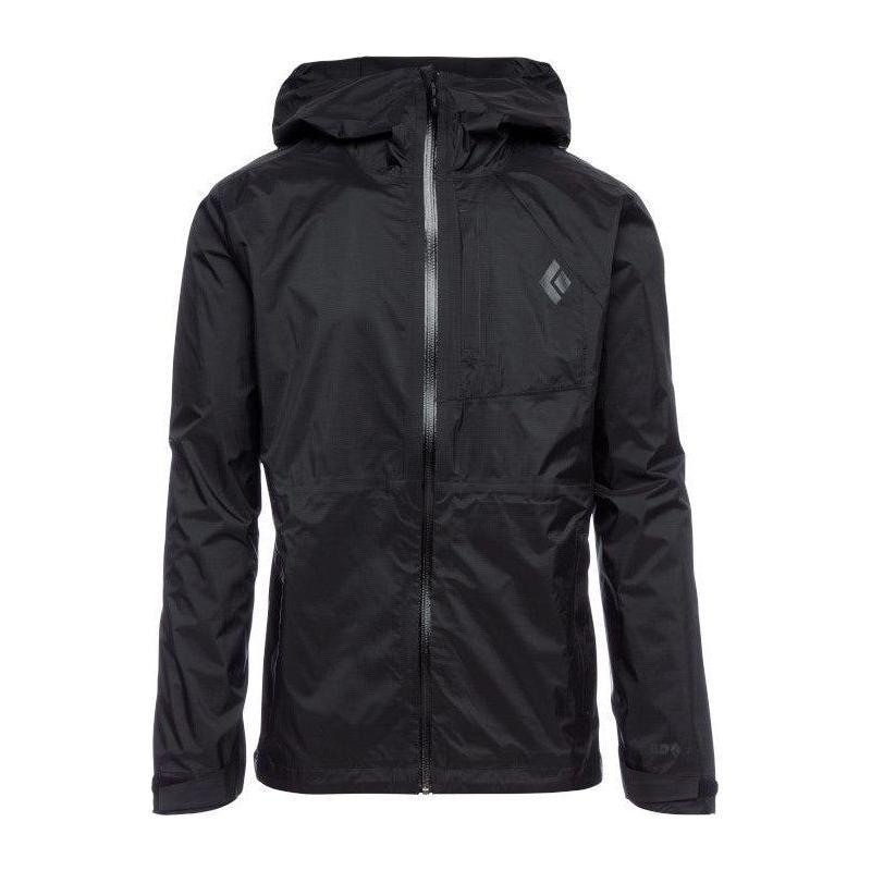 Black Diamond M Treeline Rain Shell Summer Apparel - Mens Black Diamond XSmall Black