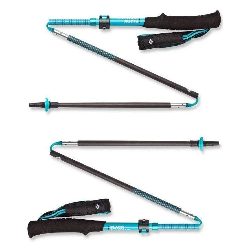Black Diamond W Distance Carbon FLZ Trekking/Running Poles Poles - Trekking Pole Black Diamond 110 cm