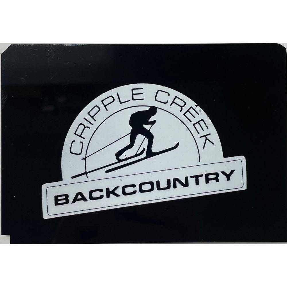 CCBC Custom Wax Scrapper Merch Cripple Creek Backcountry