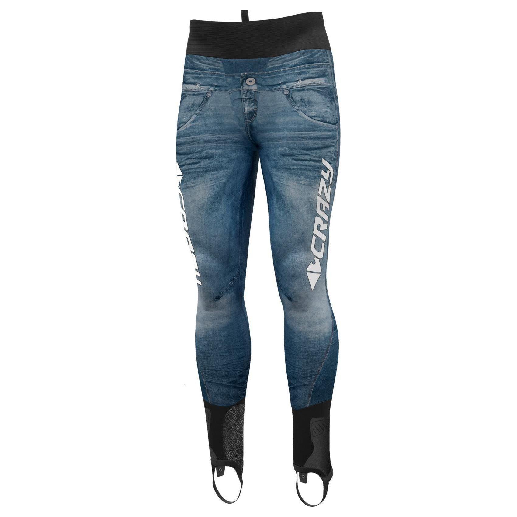 Crazy Hugo Race Pant Winter Apparel - Race Suit Crazy Small Print Light Jeans