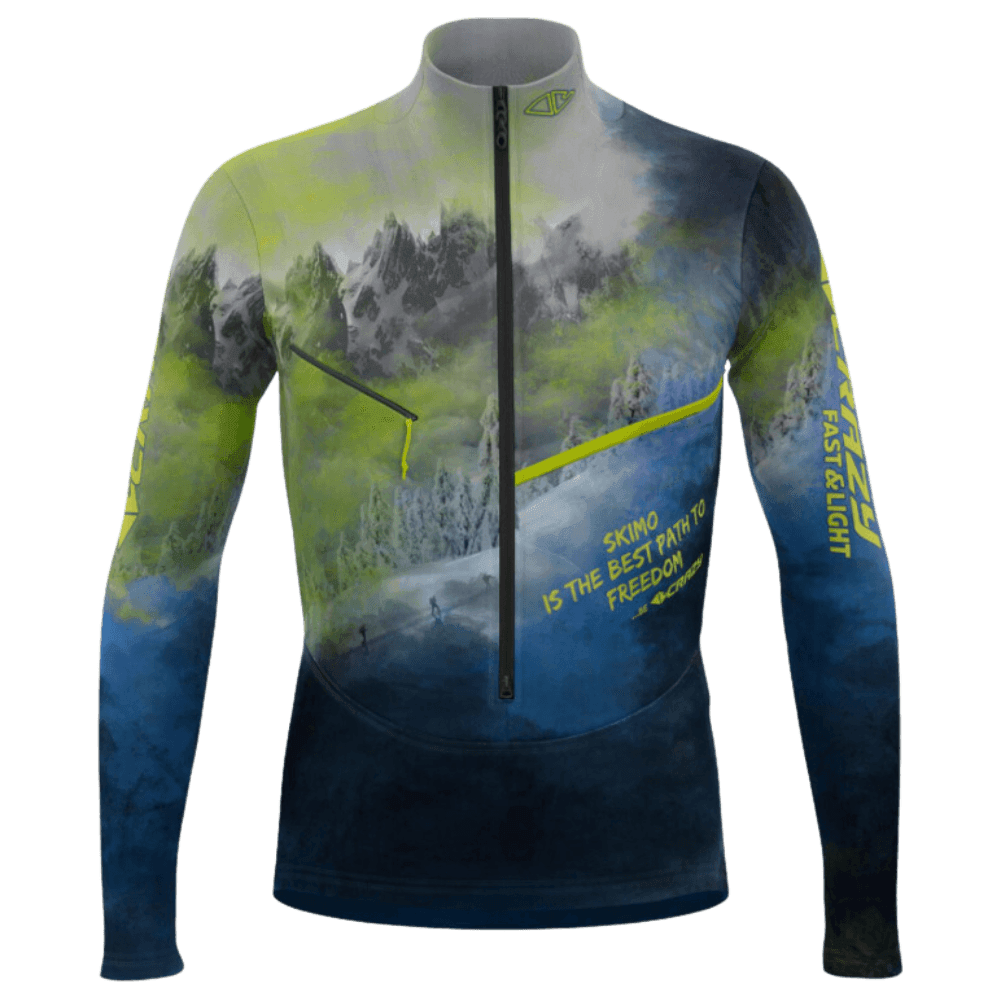 Crazy Hugo Race Top Winter Apparel - Race Suit Crazy Small Big White