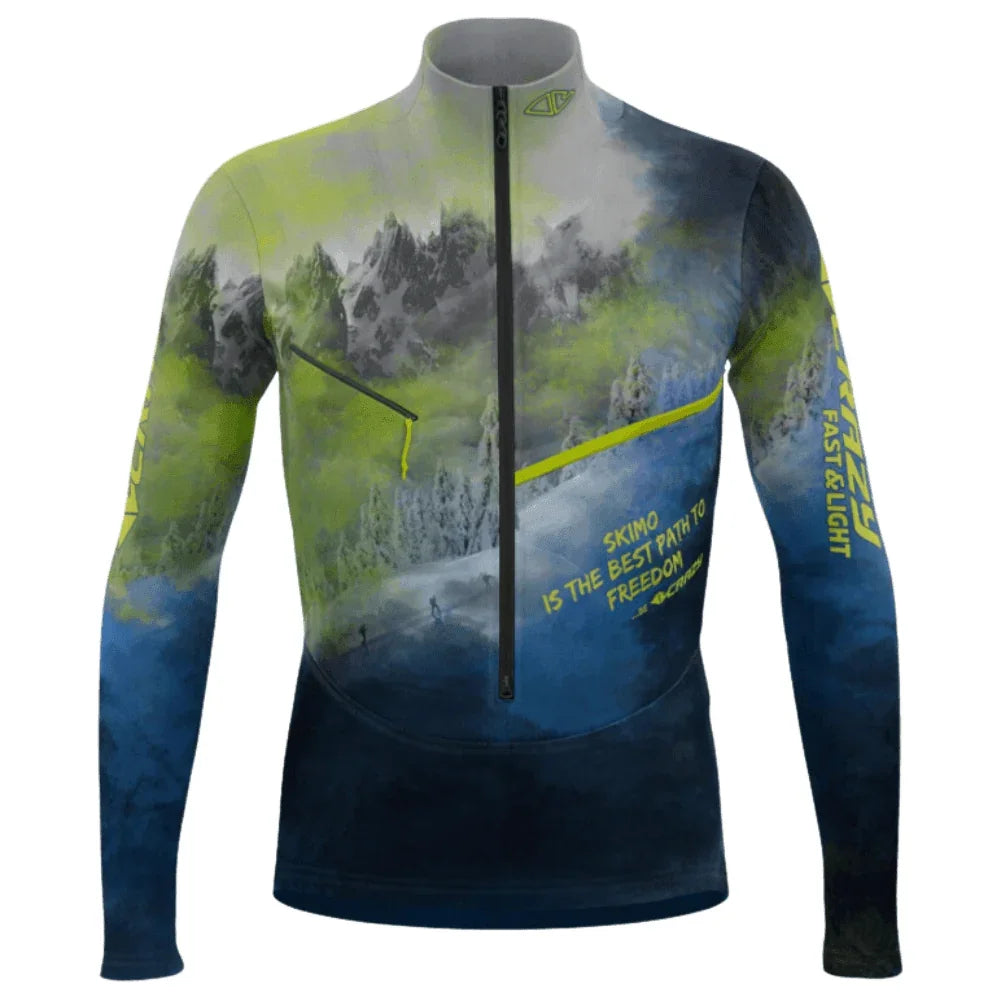 Crazy Hugo Race Top Winter Apparel - Race Suit Crazy Small Big White