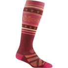 Darn Tough 23 W's OTC Lightweight Winter Apparel - Socks Darn Tough Alpine Burgundy Small