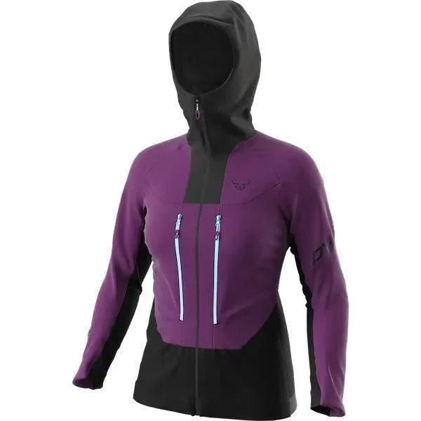 Dynafit W TLT Touring Dynastretch Jacket (2024 Winter Apparel - Winter Apparel Womens Softshell Top Dynafit Small Royal Purple