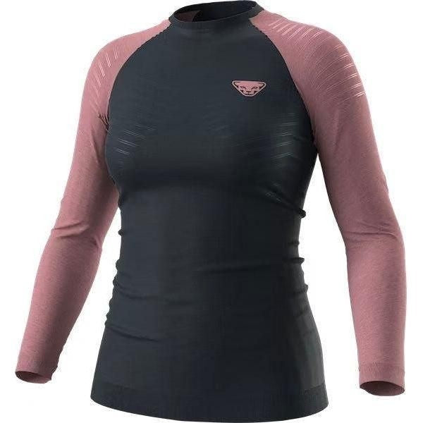 Dynafit W Tour Light Merino Long Sleeve Tee Winter Apparel - Winter Apparel Womens Base Layer Top Dynafit Small Mokarosa