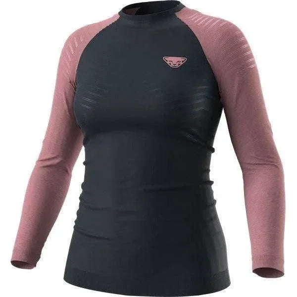 Dynafit W Tour Light Merino Long Sleeve Tee Winter Apparel - Winter Apparel Womens Base Layer Top Dynafit Small Mokarosa