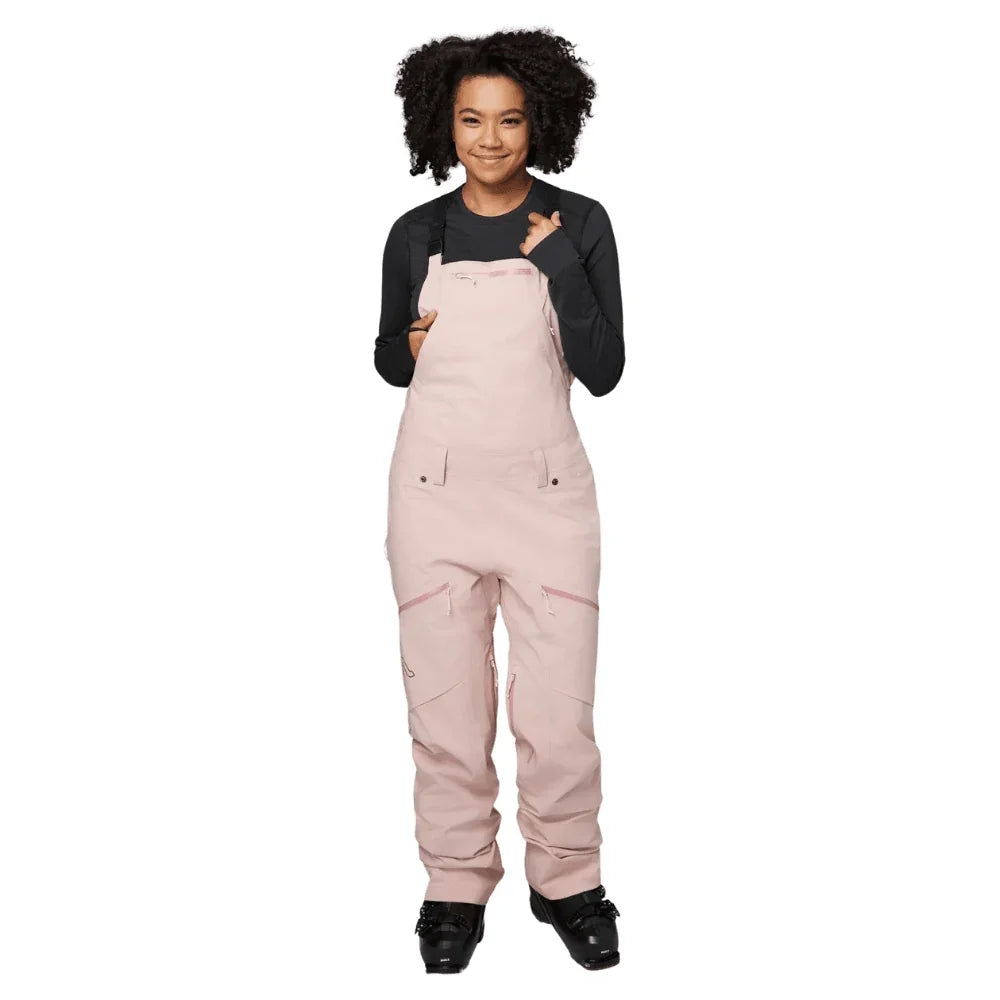 Flylow Foxy Bib (23/24) Winter Apparel - Winter Apparel Womens Hardshell Bottom Flylow XSmall Quartz