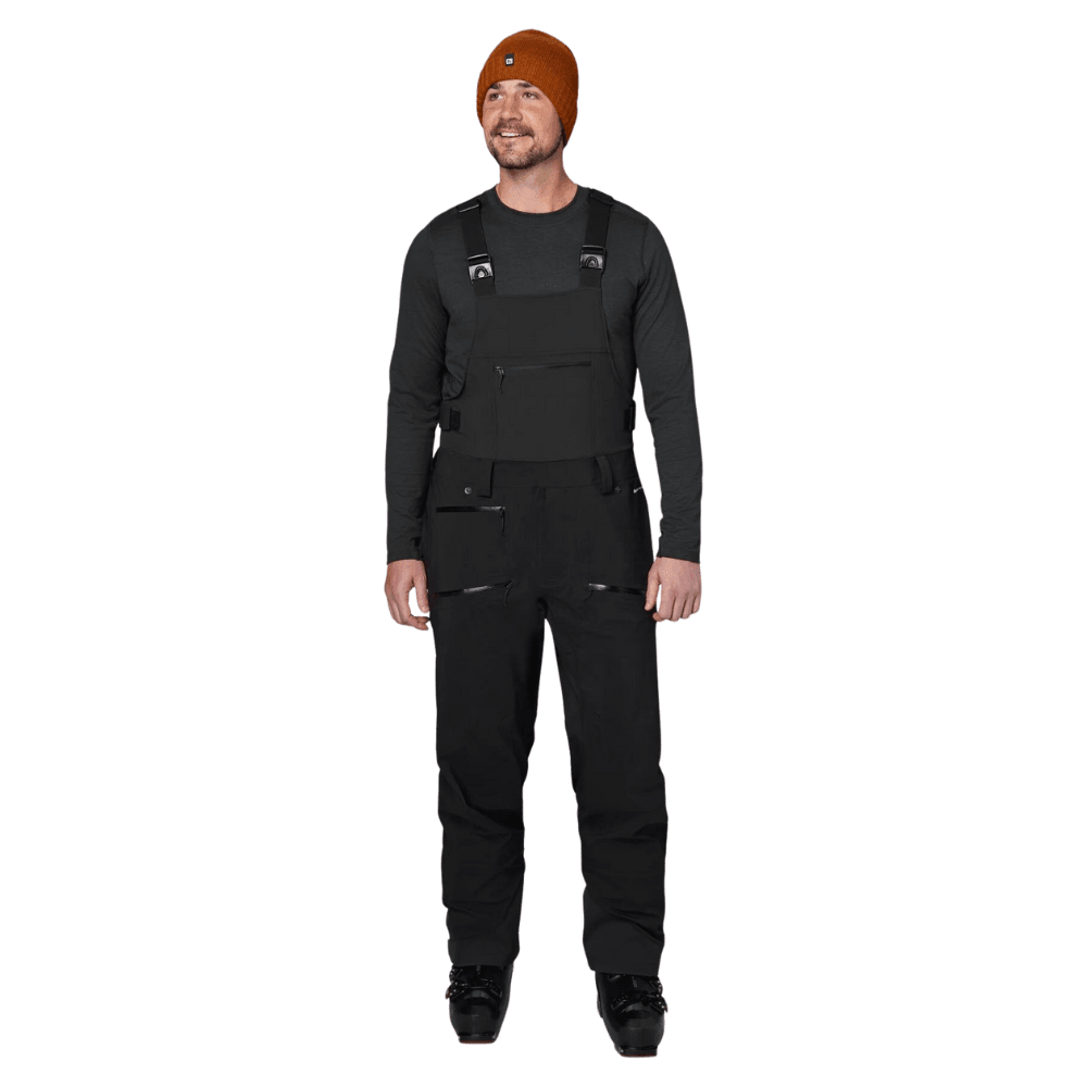 Flylow Smythe Bib (23/24) Winter Apparel - Winter Apparel Mens Hardshell Bottom Flylow Small Black