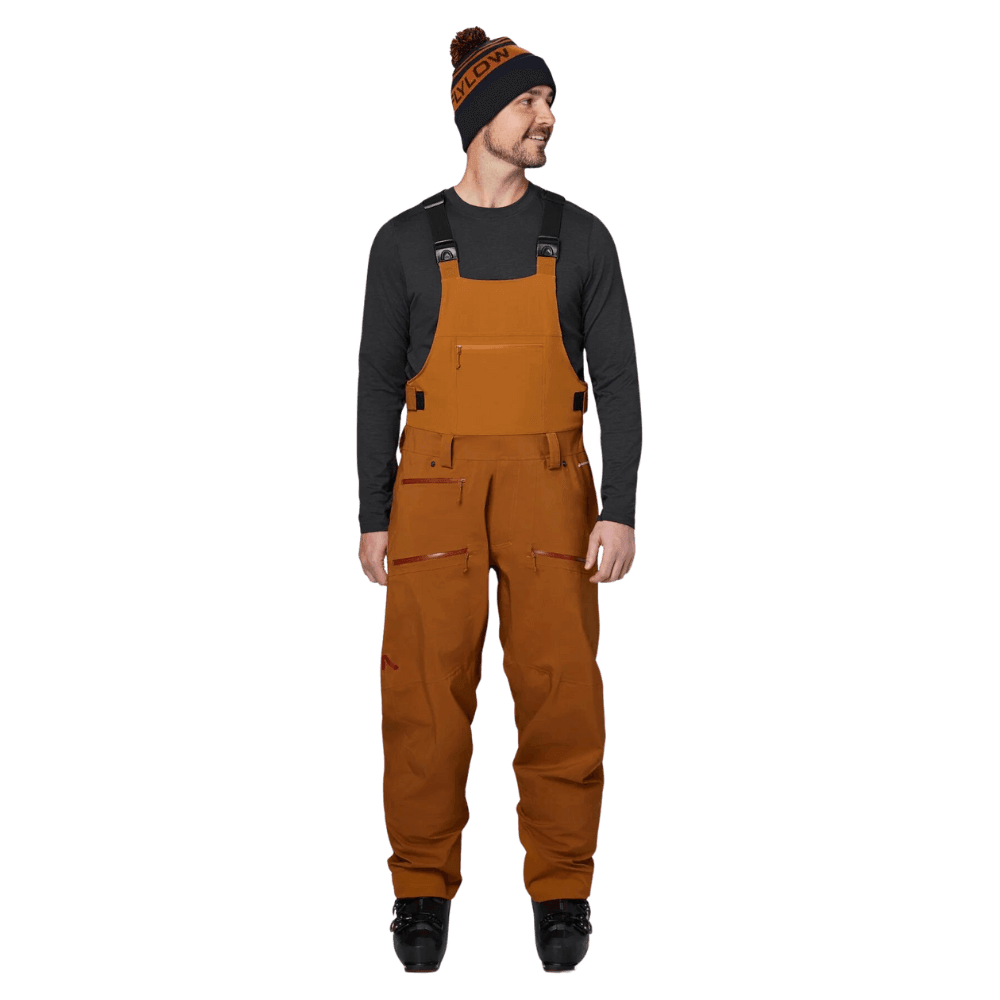 Flylow Smythe Bib (23/24) Winter Apparel - Winter Apparel Mens Hardshell Bottom Flylow Small Copper