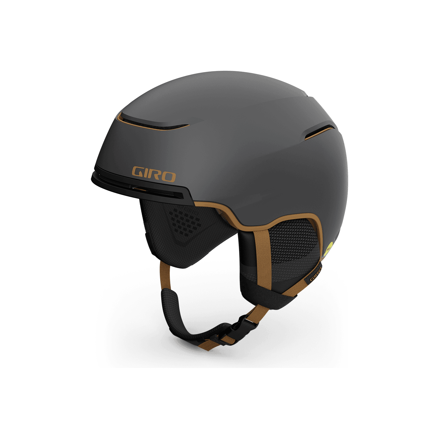 Giro Jackson MIPS Ski Helmet Ski Helmet Giro Metallic Coal/Tan Medium