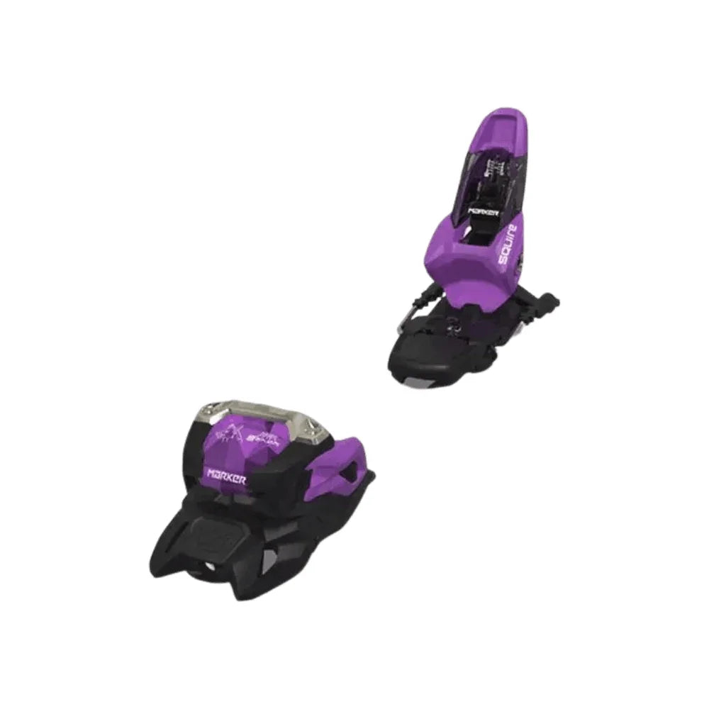 Marker Squire 11 Alpine Binding Ski Bindings - Alpine Binding Marker 90 Black/Purple