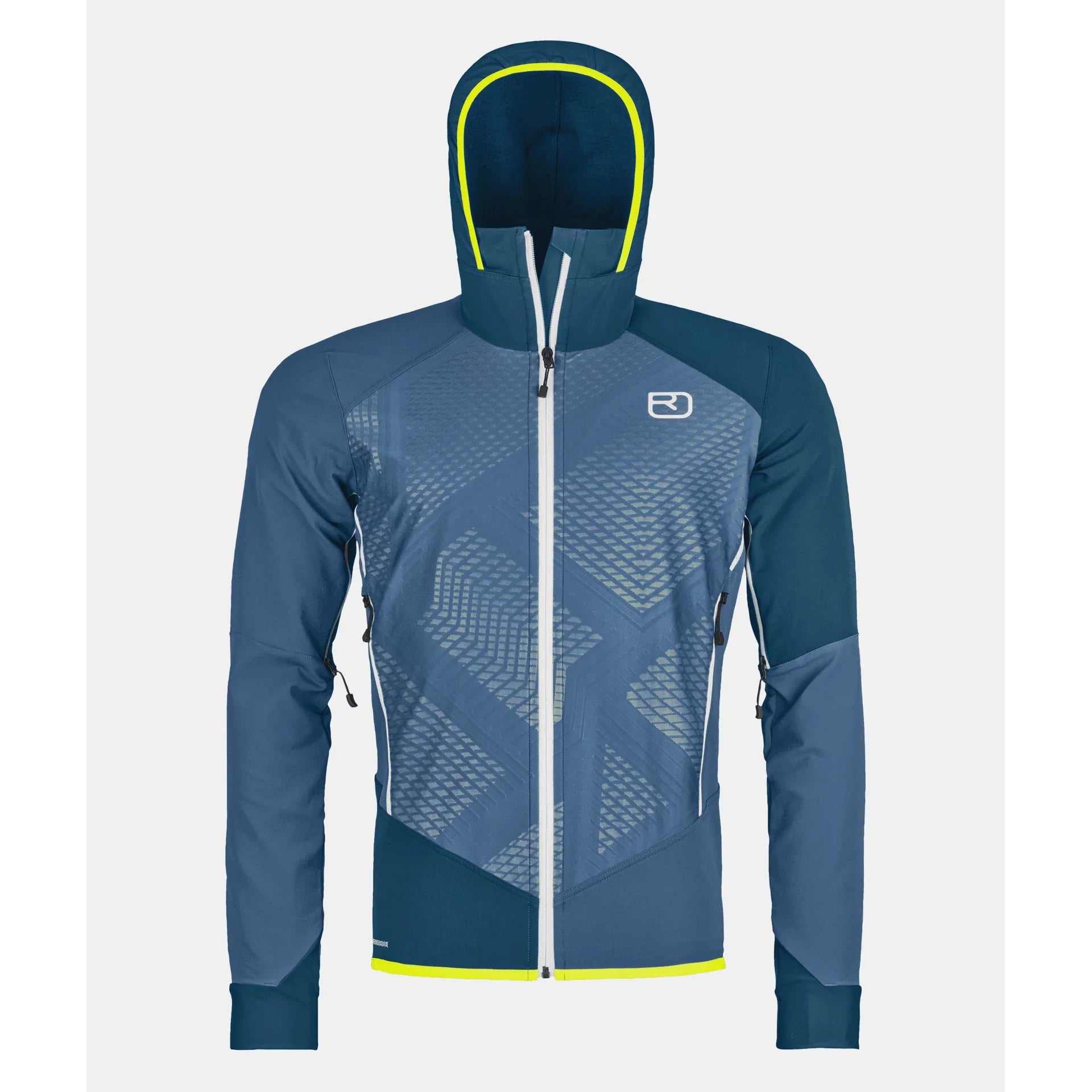 Ortovox Col Becchei Jacket M (2024) Winter Apparel - Winter Apparel Mens Softshell Top Ortovox Medium Mountain Blue