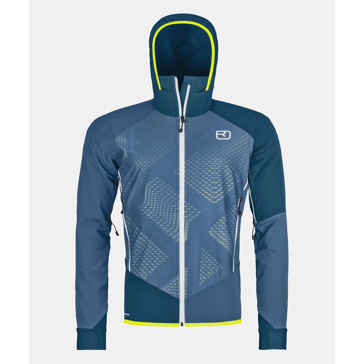 Ortovox Col Becchei Jacket M (2024) Winter Apparel - Winter Apparel Mens Softshell Top Ortovox Medium Mountain Blue