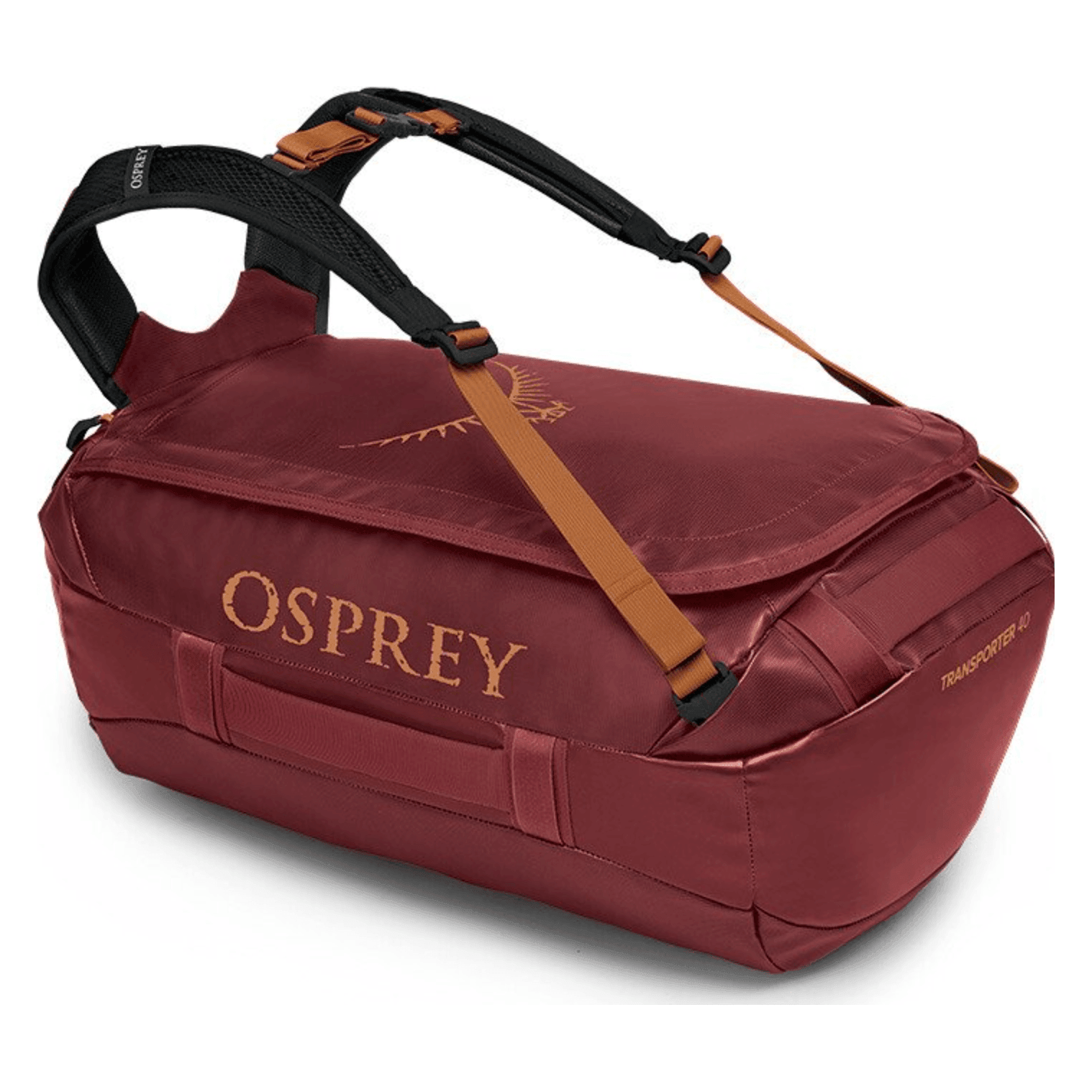 Osprey Transporter 40 Duffle Backpacks and Bags - Winter Travel Bags Osprey Red Mountain