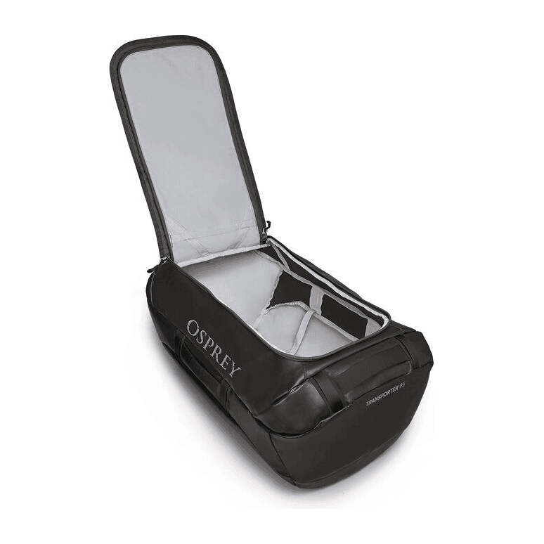 Osprey Transporter 95 Duffle Black Backpacks and Bags - Winter Travel Bags Osprey