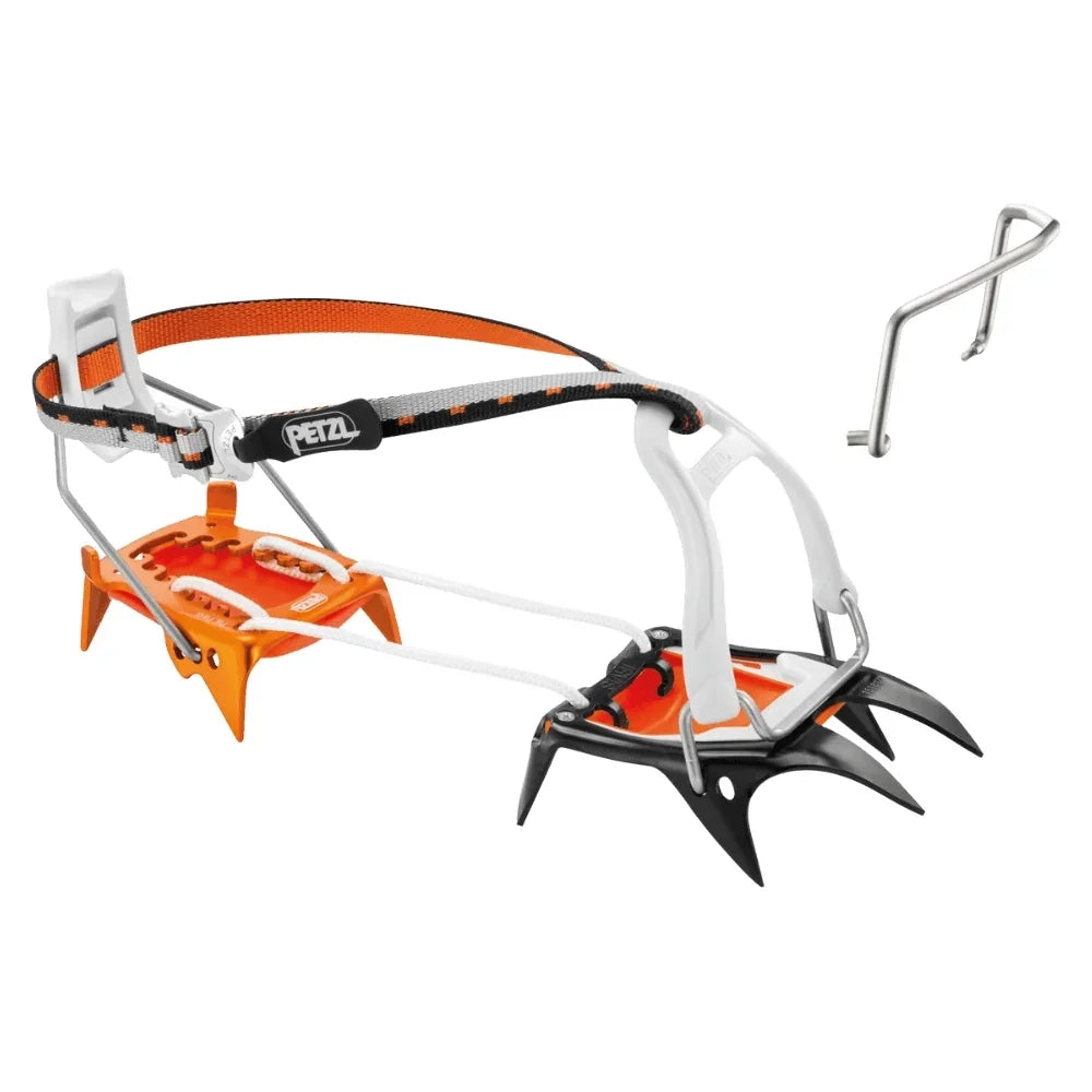 Petzl Irvis Hybrid Leverlock/Cord Tec Crampon Ice Axes and Crampons - Crampons Petzl