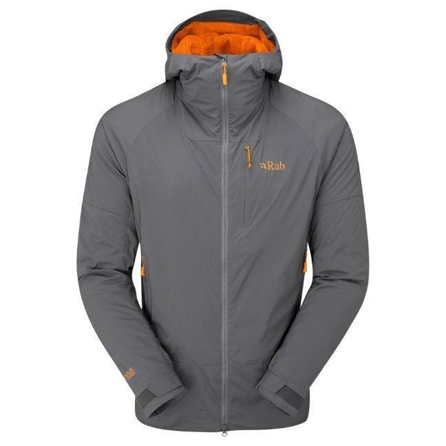 Rab M Vapour-Rise Summit Jacket Winter Apparel - Winter Apparel Mens Insulated Top Rab Medium Graphene