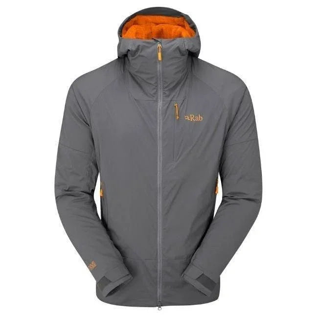 Rab M Vapour-Rise Summit Jacket Winter Apparel - Winter Apparel Mens Insulated Top Rab Medium Graphene