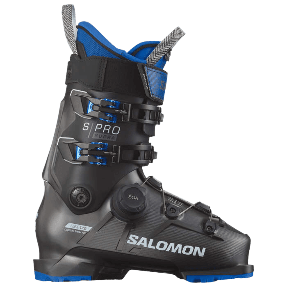 Salomon S/PRO Supra BOA 120 Alpine Boot Ski Boots - Alpine Boots Salomon Beluga Met. / Black / Race Blue 24.5