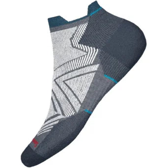 Smartwool W Run Zero Cushion Low Ankle Socks Summer Apparel - Socks Smartwool Small Medium Grey