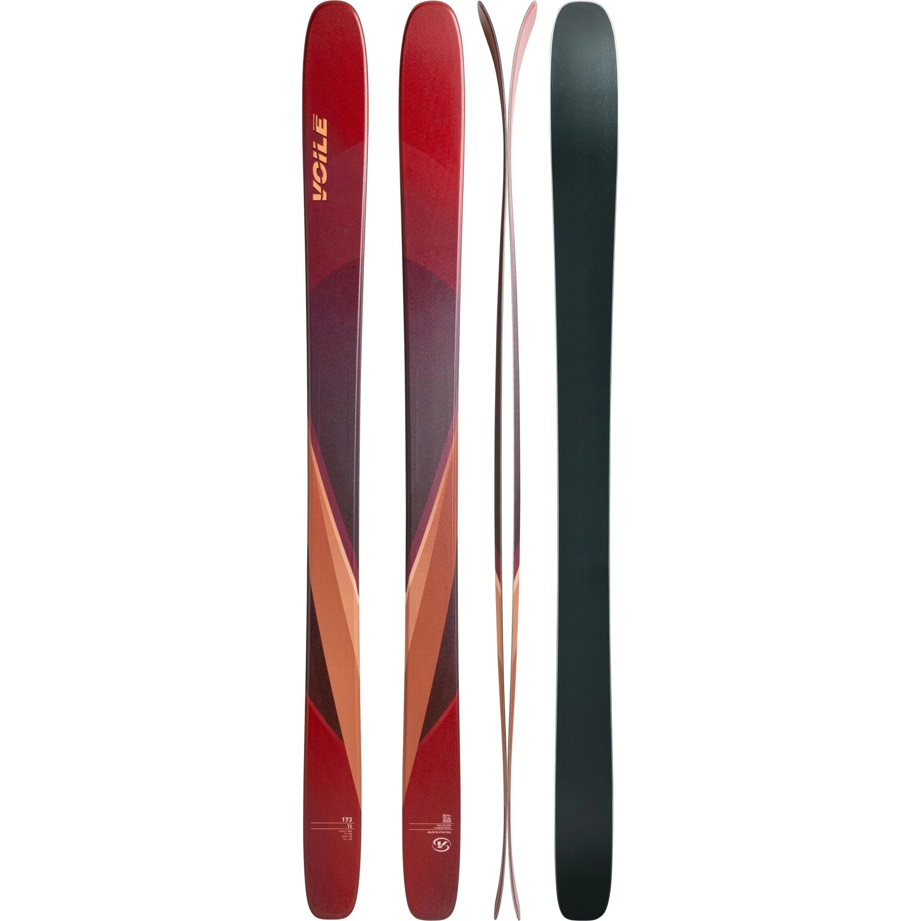 Voile V6 Alpine Touring Ski Ski Skis - Touring Skis - All Mountain - Mens-Unisex Voile 163