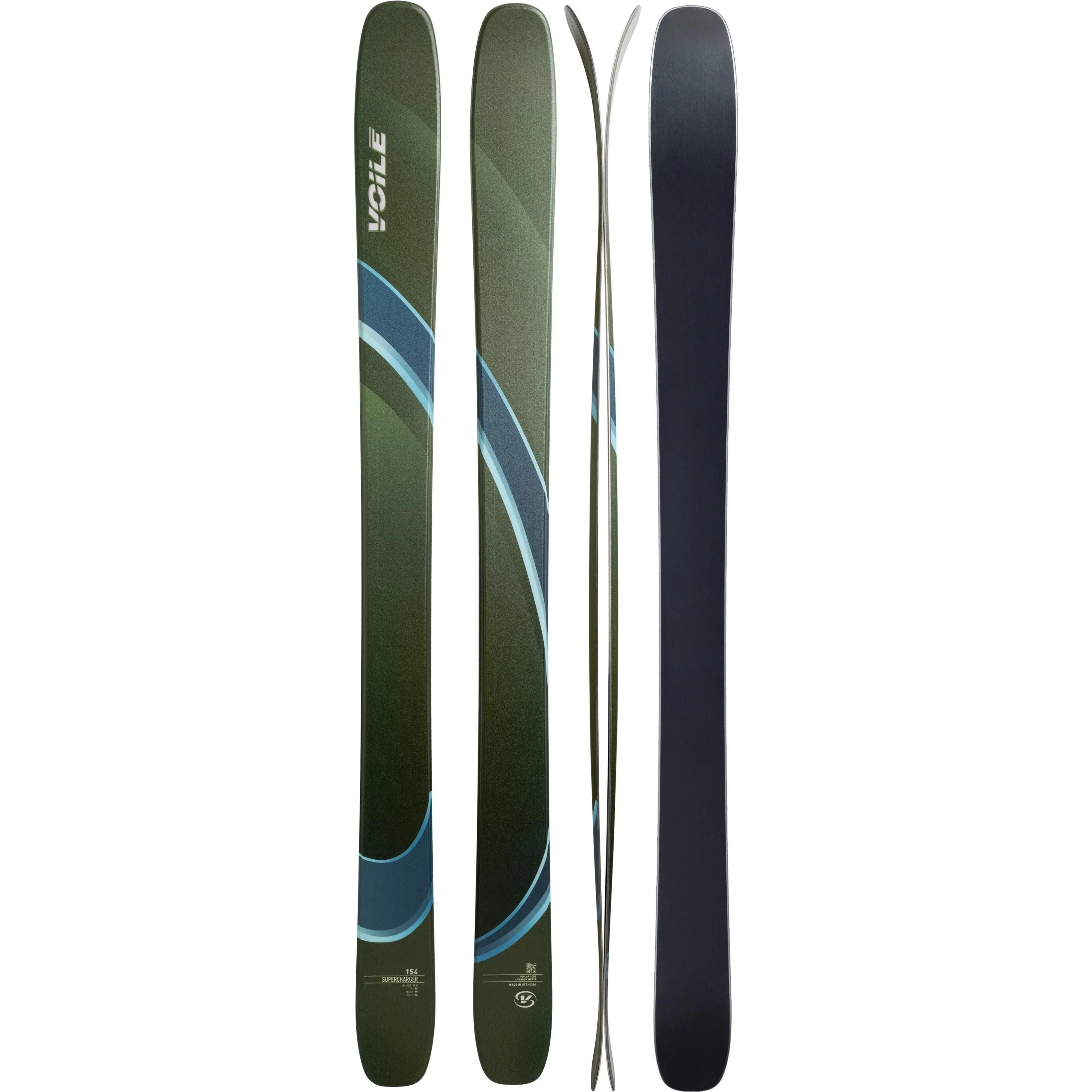 Voile W Supercharger Alpine Touring Ski Skis - Touring Skis - Freeride - Womens Voile 154