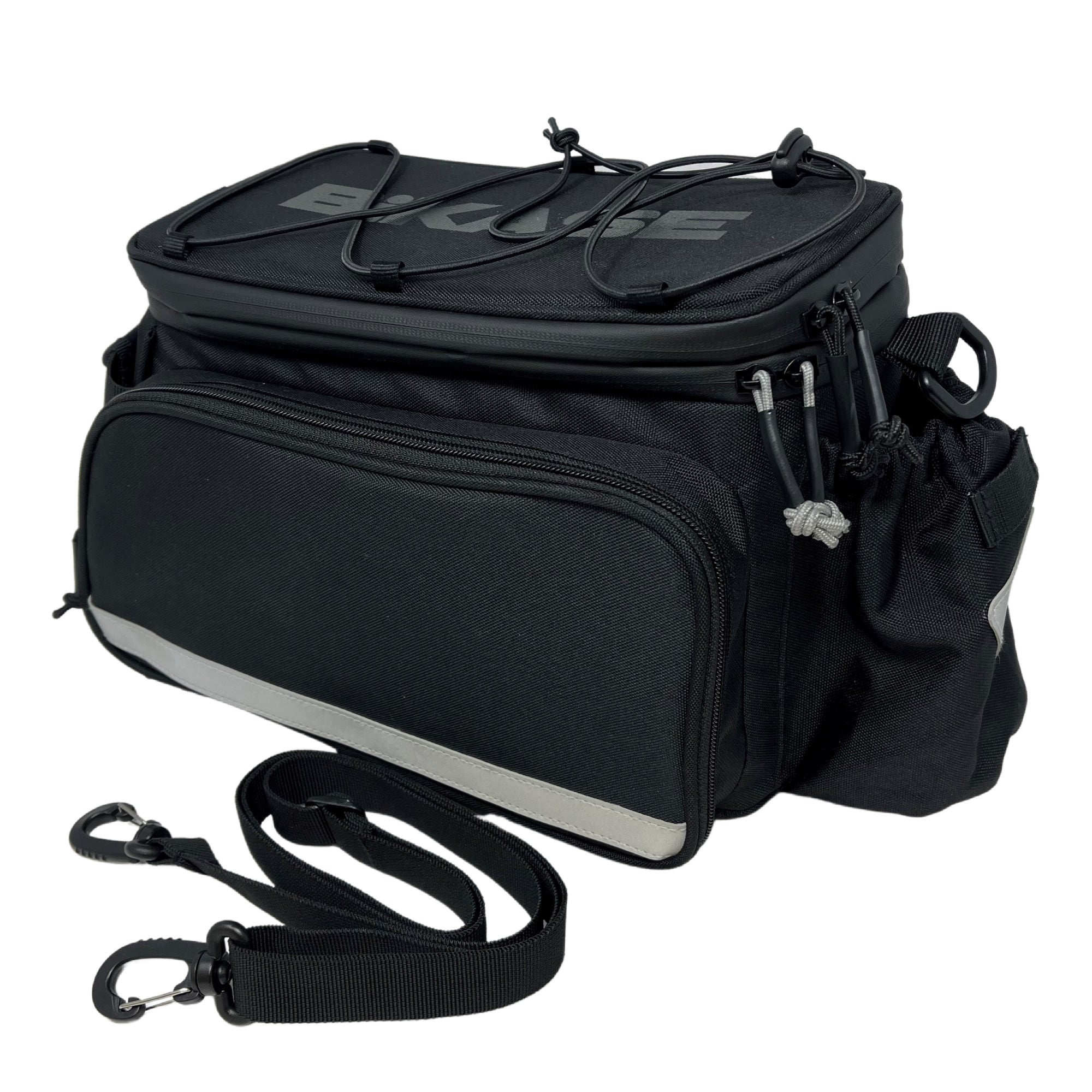 BiKASE Big Daddy Rack Bag, 23.0L, MIK, Black - three-quarter
