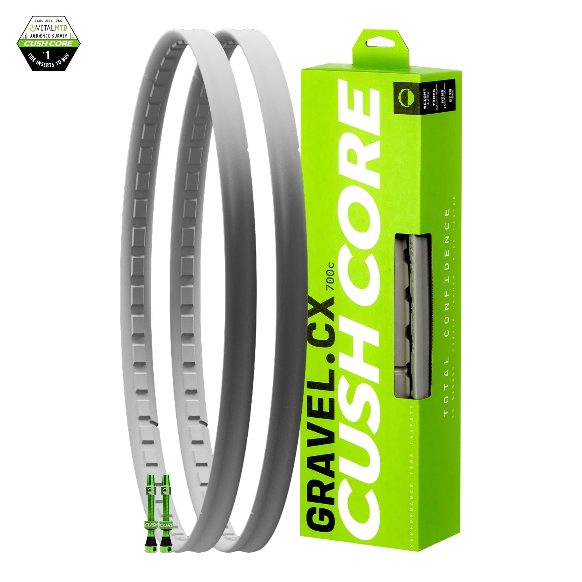 CushCore Gravel/CX Tire Inserts - Fits 700c x 33-46mm, Pair Tires and Tubes - Tire Insert CushCore Default Title
