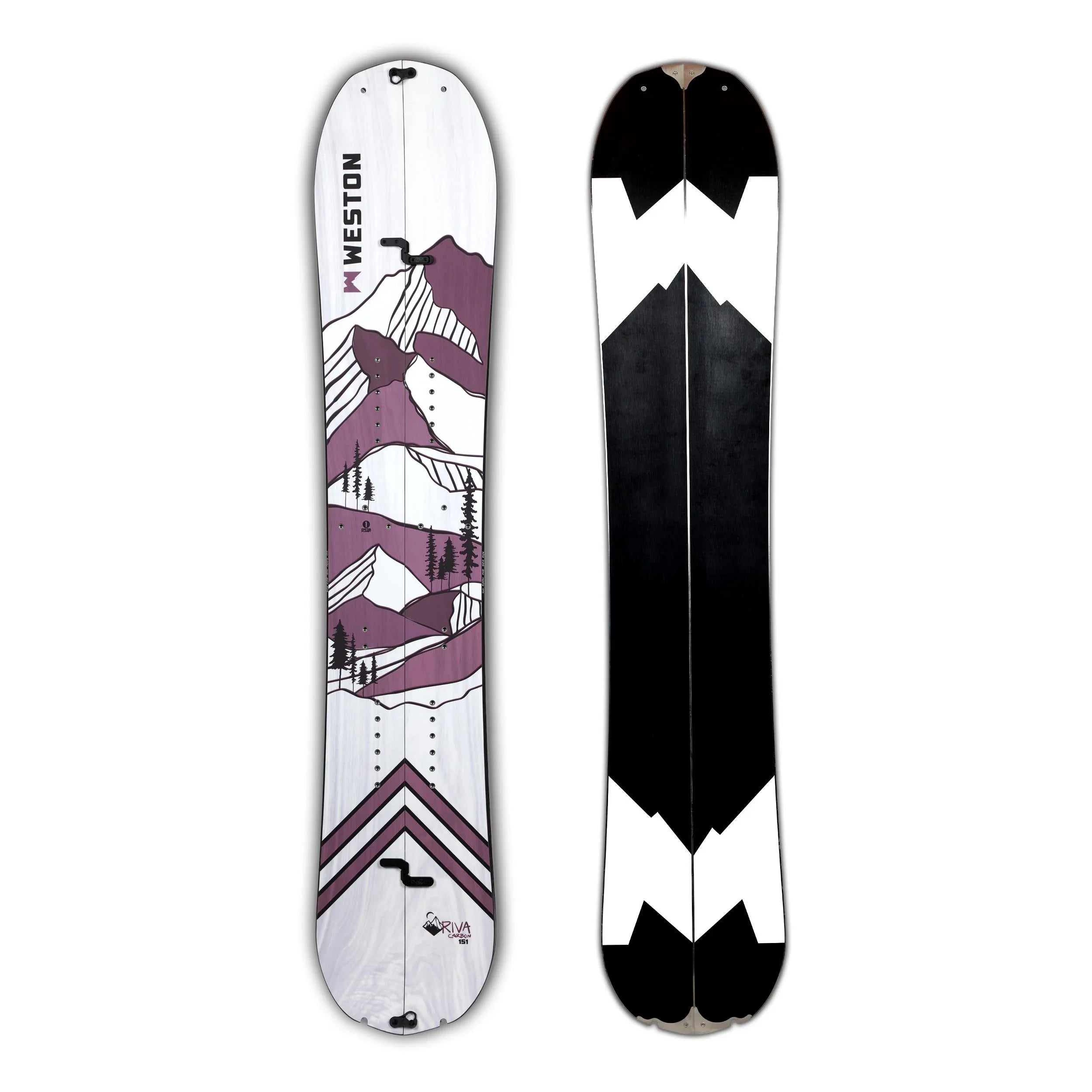 Weston Riva Carbon Splitboard Splitboard - Splitboards Womens Weston 151
