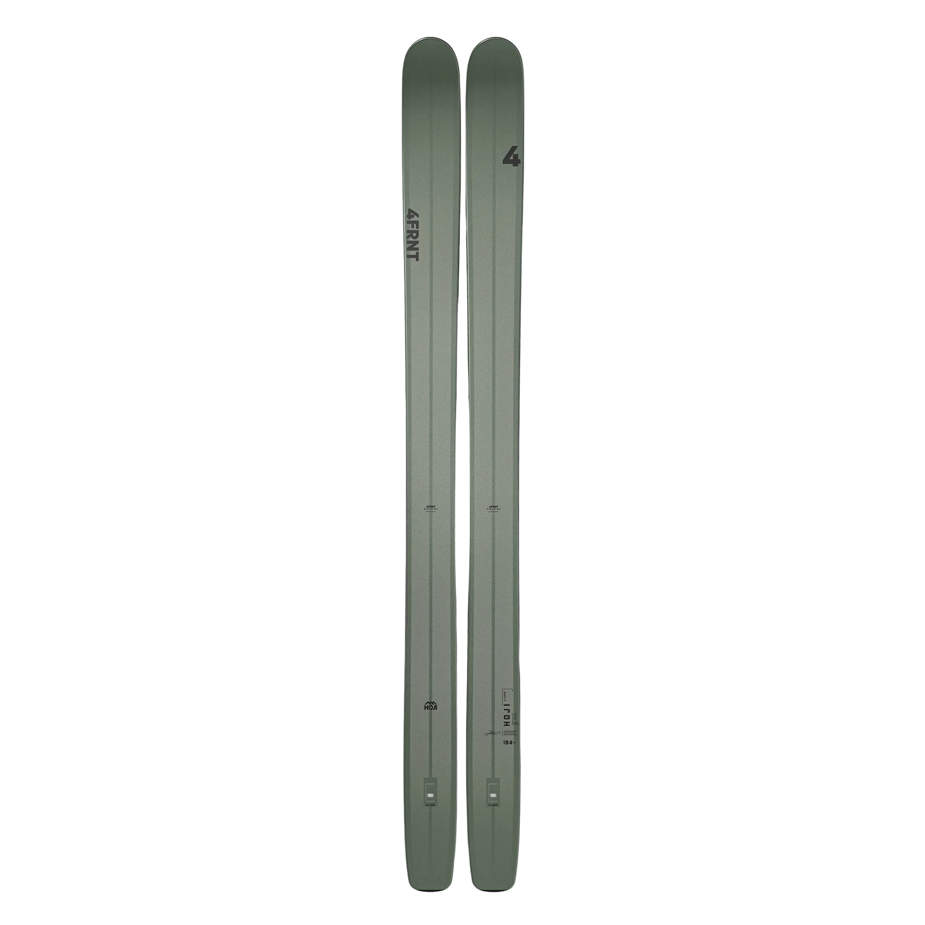 4FRNT Hoji Alpine Touring Ski Skis - Touring Skis - Freeride - Mens 4FRNT Skis 184cm Green