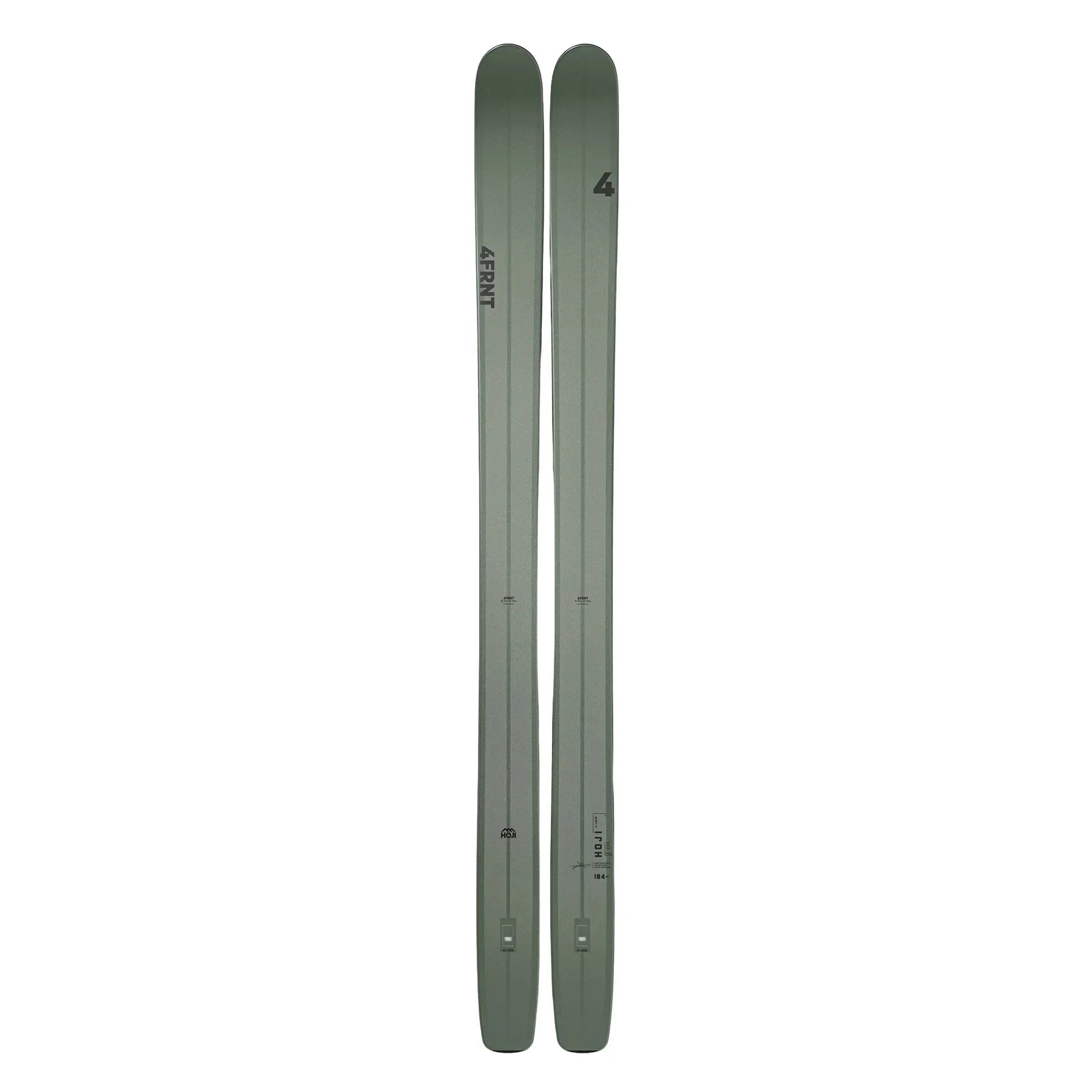 4FRNT Hoji Alpine Touring Ski Skis - Touring Skis - Freeride - Mens-Unisex 4FRNT Skis 184cm Green