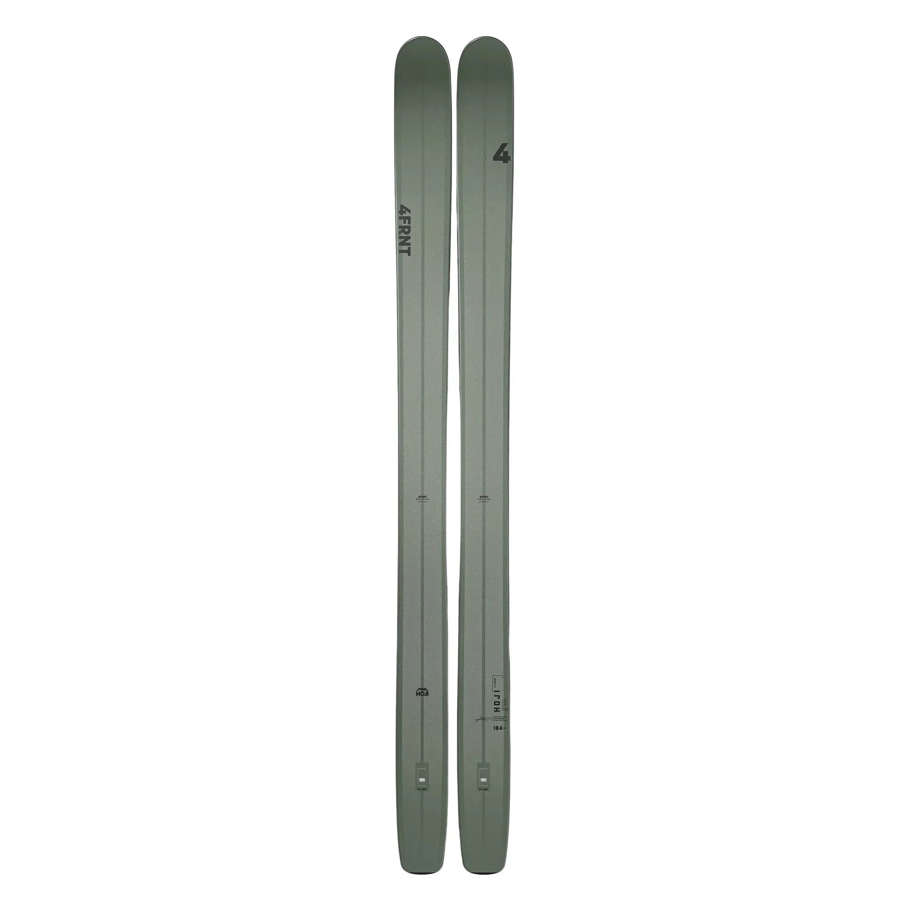4FRNT Hoji Alpine Touring Ski Skis - Touring Skis - Freeride - Mens-Unisex 4FRNT Skis 184cm Green