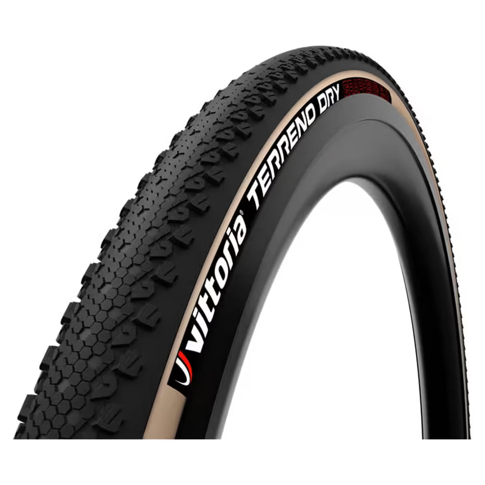 Vittoria Terreno Dry G2.0 Tire, TLR Folding, 700x38, Tan/Blk Tires and Tubes - Gravel Vittoria