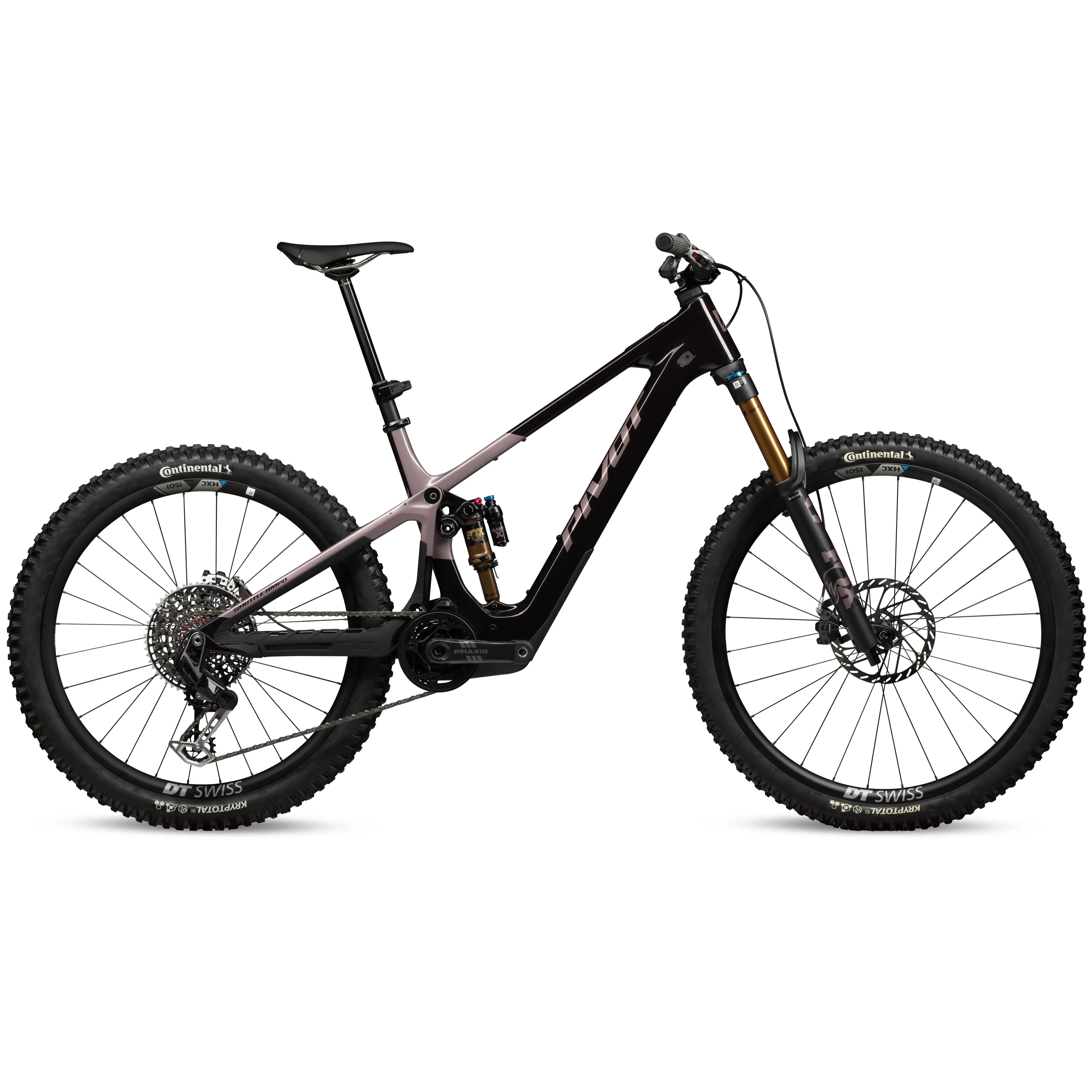 Pivot Shuttle AMP'd TEAM Team XX Eagle Carbon Wheels Bicycle - E-Bikes - Mountain Pivot Cycles Large Burgundy Berry Freeze
