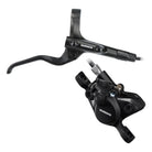 Shimano BR-MT200 Disc Brake and BL-MT201 Lever - Rear, Hydraulic, 2-Piston, Post Mount, Black Cycling Parts - Brake - Brake Lever Shimano