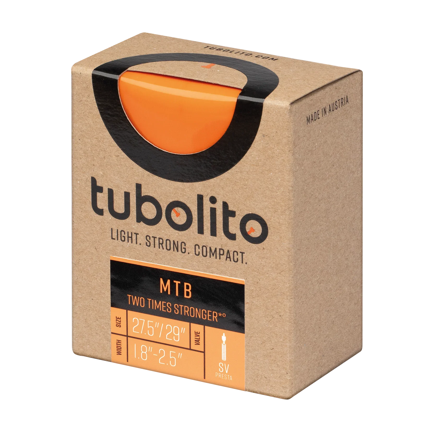 Tubolito Tubo MTB 27.5/29 x 1.8-2.5" Tube 42mm Presta Tires and Tubes - Mountain Tubes tubolito