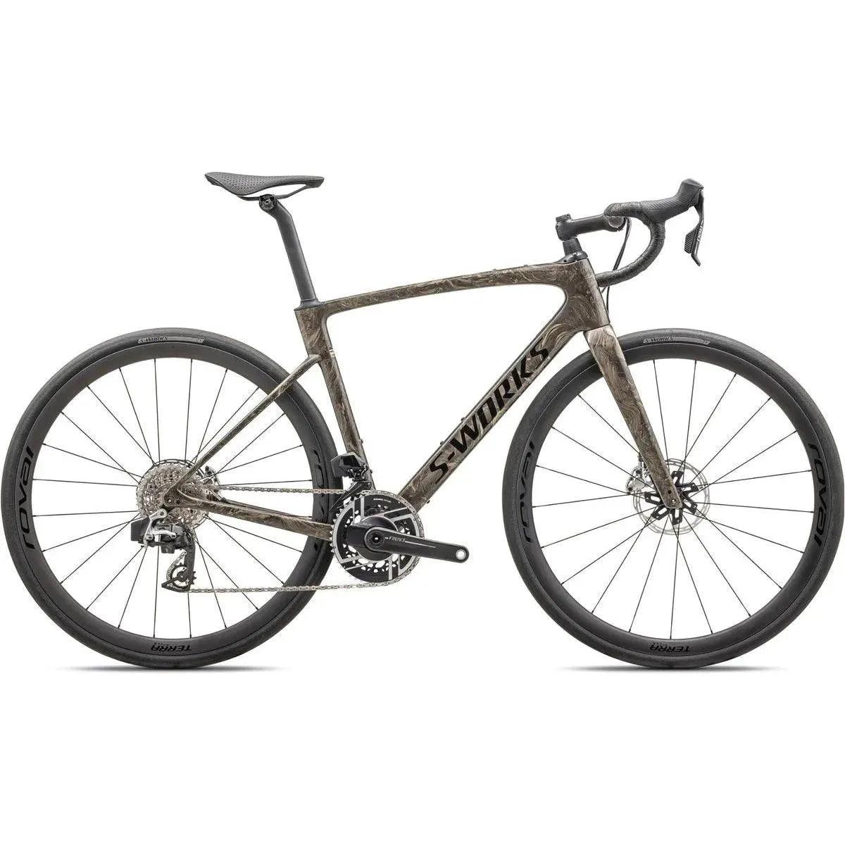 Specialized Roubaix S-Works ETAP Bicycle - Road Bikes Specialized 44 Gloss Taupe/Gunmetal Strata/Charcoal