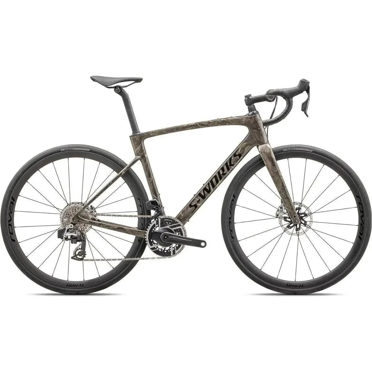 Specialized Roubaix S-Works ETAP Bicycle - Road Bikes Specialized 44 Gloss Taupe/Gunmetal Strata/Charcoal