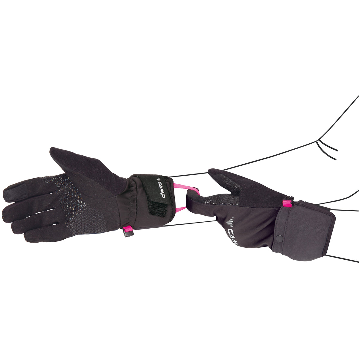 Camp W G Dual Warm Gloves Winter Apparel - Gloves CAMP