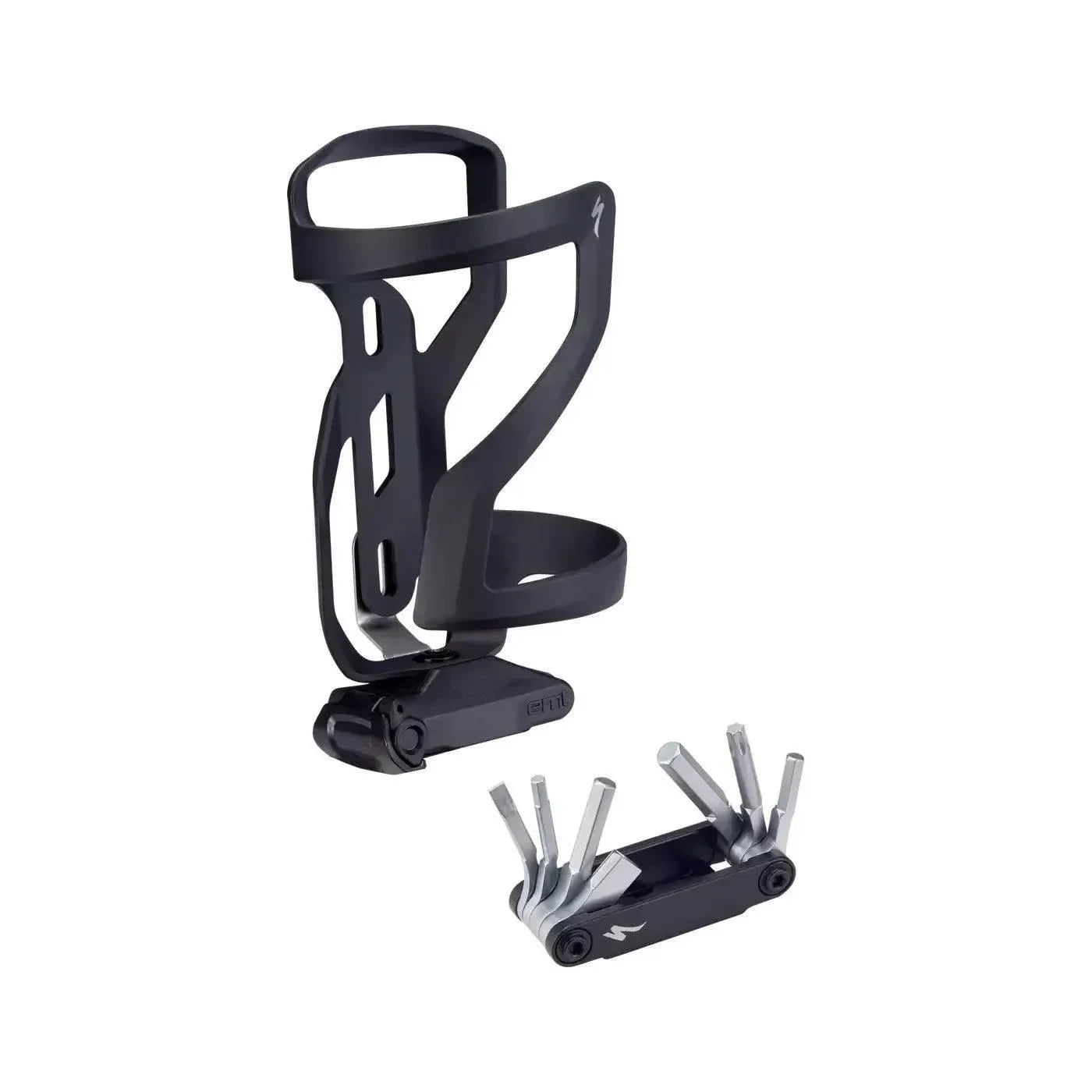 Specialized Water Bottle Cages Cycling Accessories - Water Bottle Cage Specialized Zee Right Load DT Matte Black w/ Tool